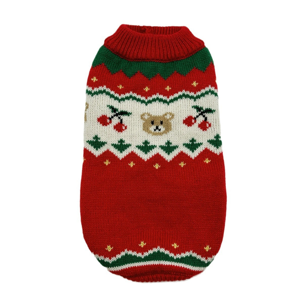 Haustierpullover Weihnachten Kirsche – Bild 3 | LuxeStyle