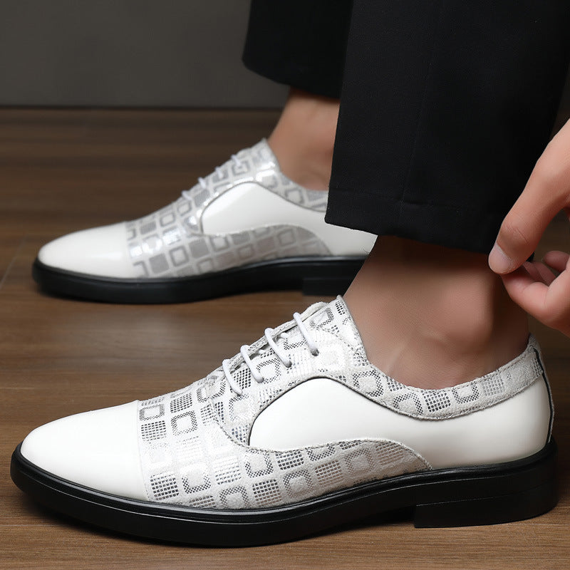Herren Business-Schuhe aus Mikrofaserleder