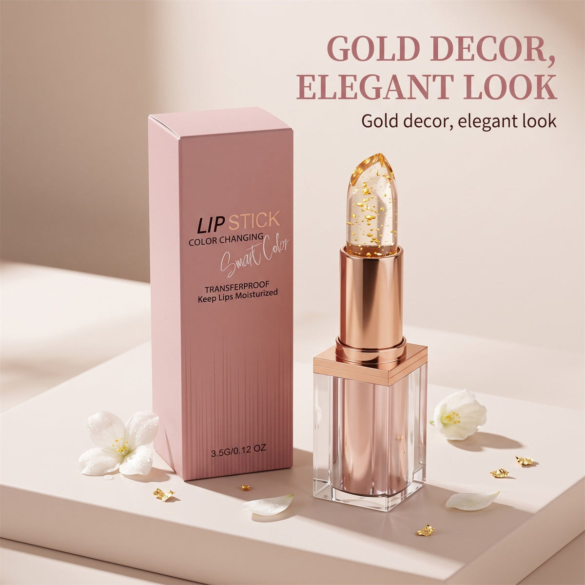 Goldfolie Temperaturwechsel-Lippenstift – Bild 3 | LuxeStyle