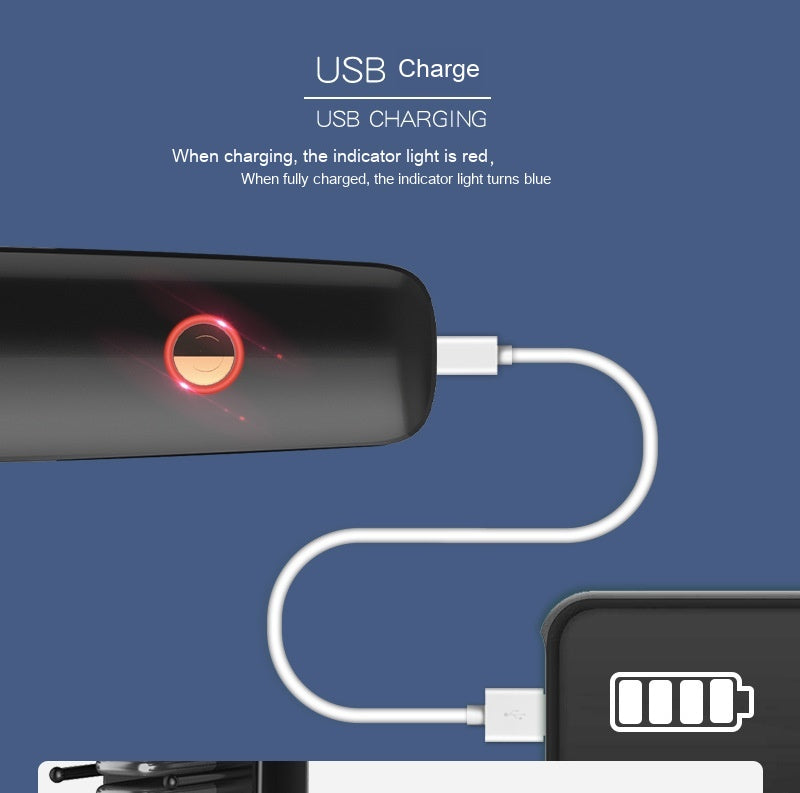 Kabelloser Anionen-Glättkamm mit USB-Ladefunktion