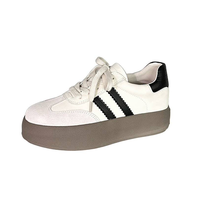 Vintage-Sneaker mit Rundkappe