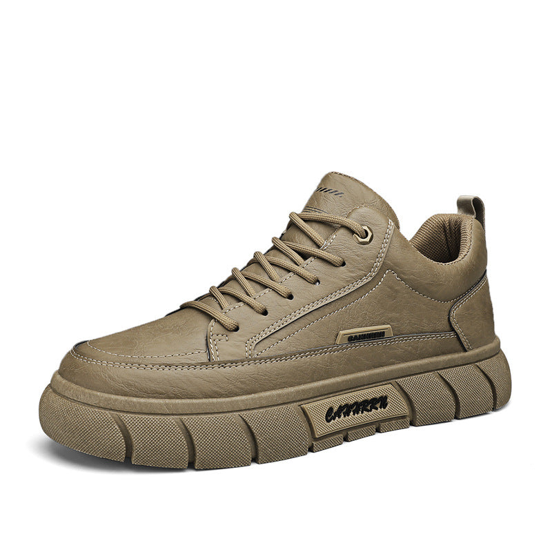 Herren Freizeit-Lederschuhe mit Plateau-Sohle – Bild 4 | LuxeStyle