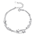 Doppellagiges Sternenarmband aus 925er Sterling Silber – Bild 1 | LuxeStyle