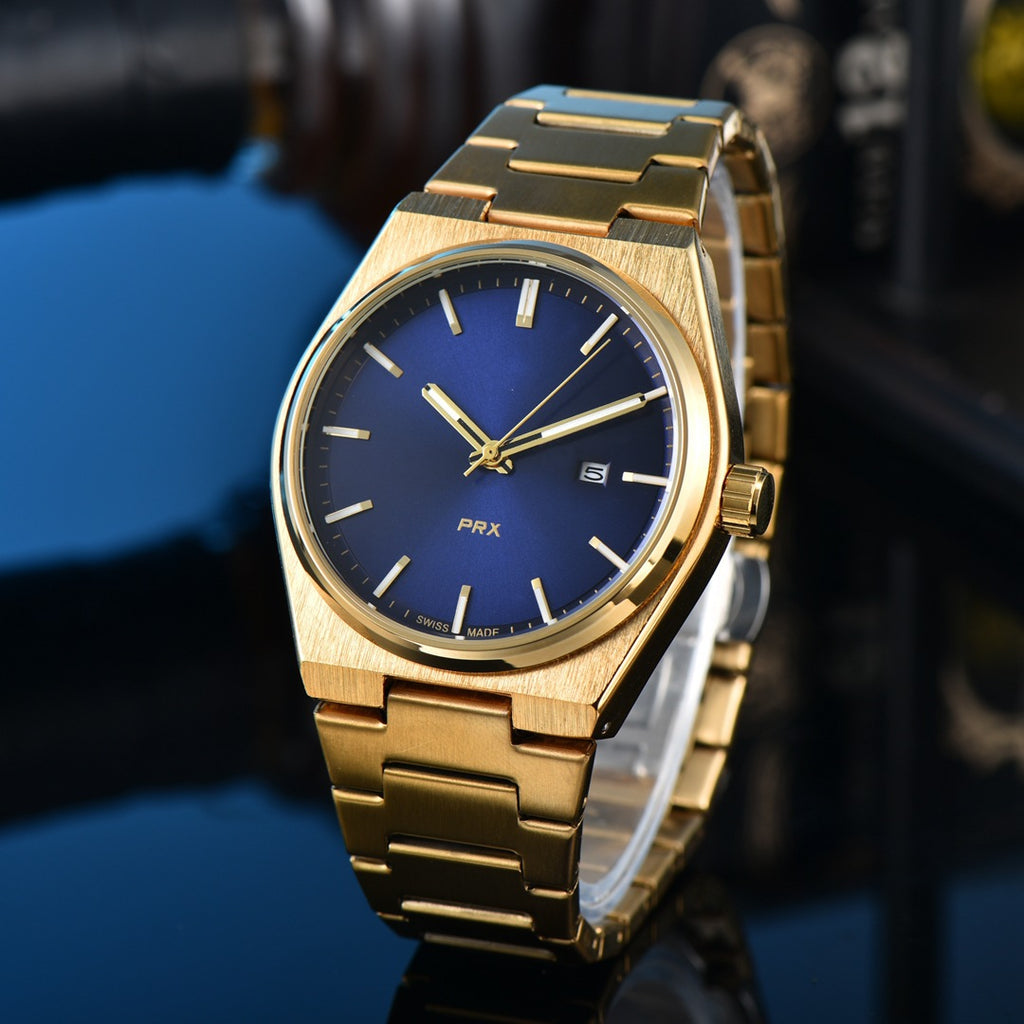 Elegante Herrenquarzuhren mit Stahlband