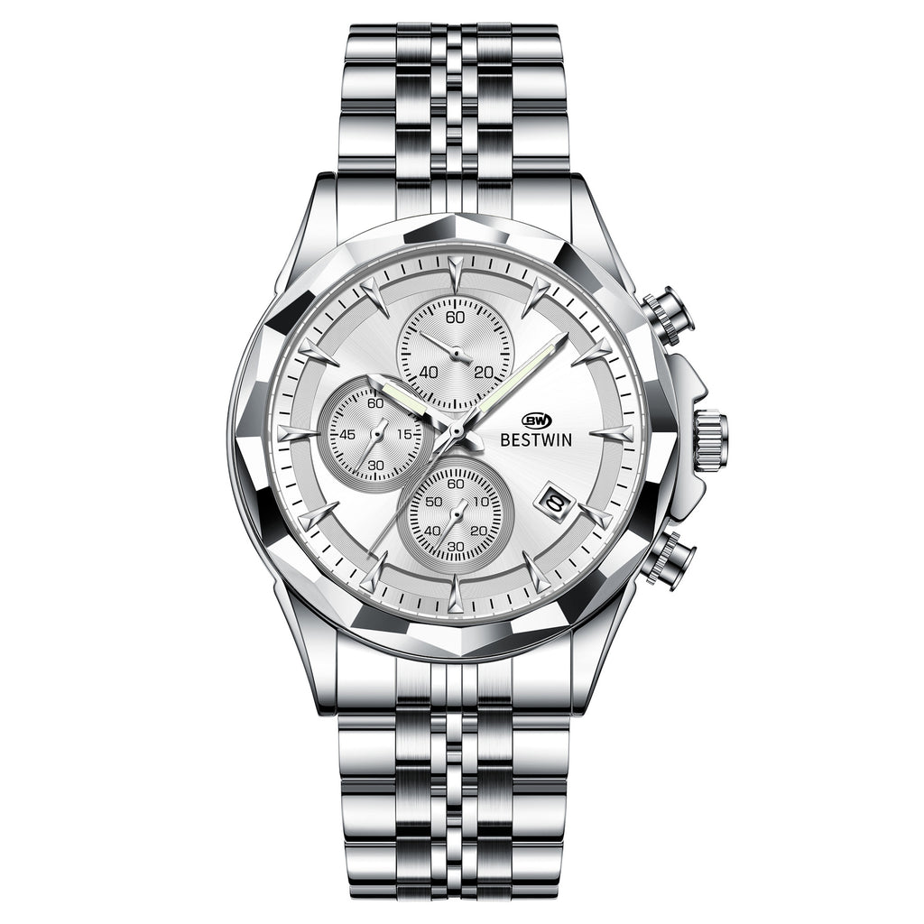 Personalisierte leuchtende Sechs-Hand-Uhr für Herren – Bild 9 | LuxeStyle