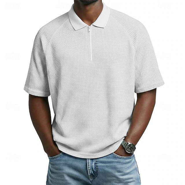 Herren Polo-Shirt mit Kragen kurzärmlig casual