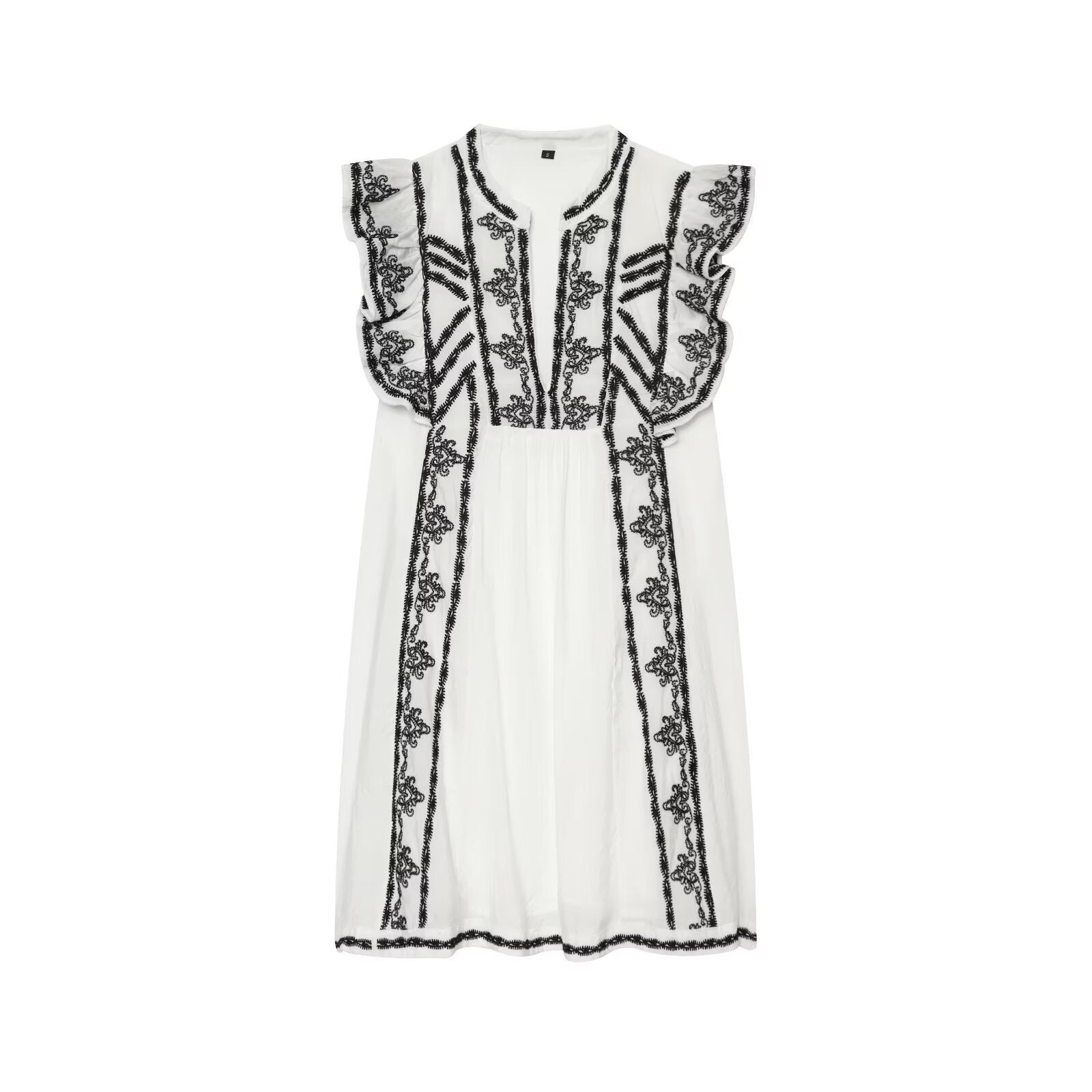 Modisches Mittellang-Kleid