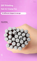 Nail Art Silikon Stempel- und Transferstift – Bild 1 | LuxeStyle