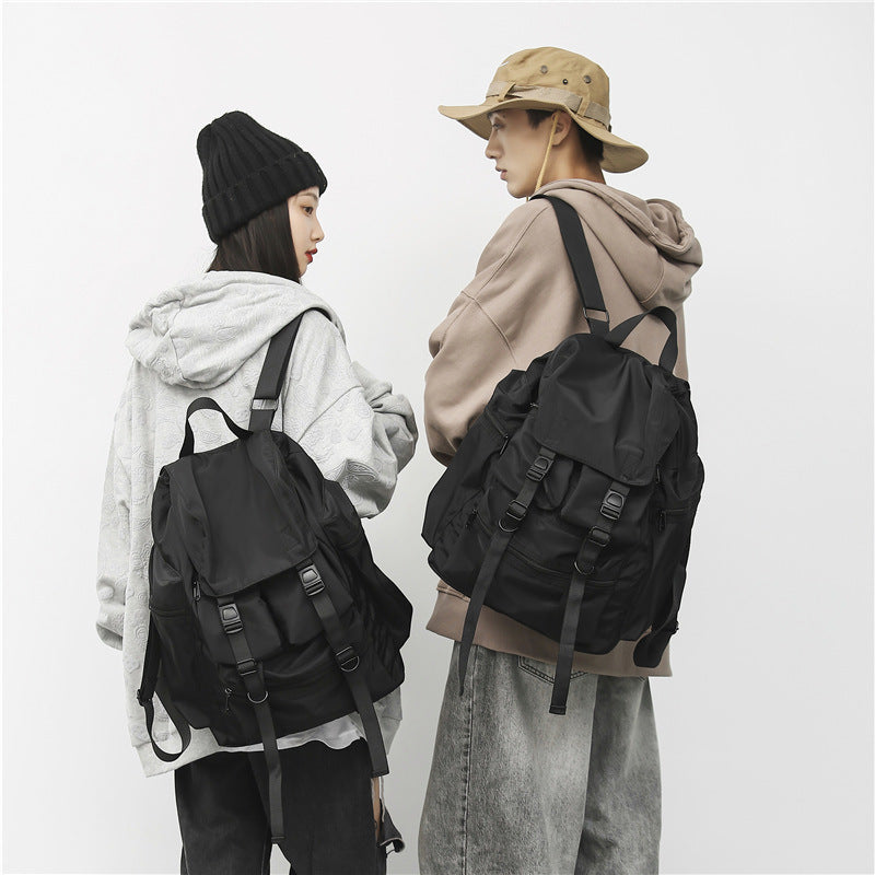 Grosser Rucksack mit Kordelzug und vielen Fächern – Bild 10 | LuxeStyle