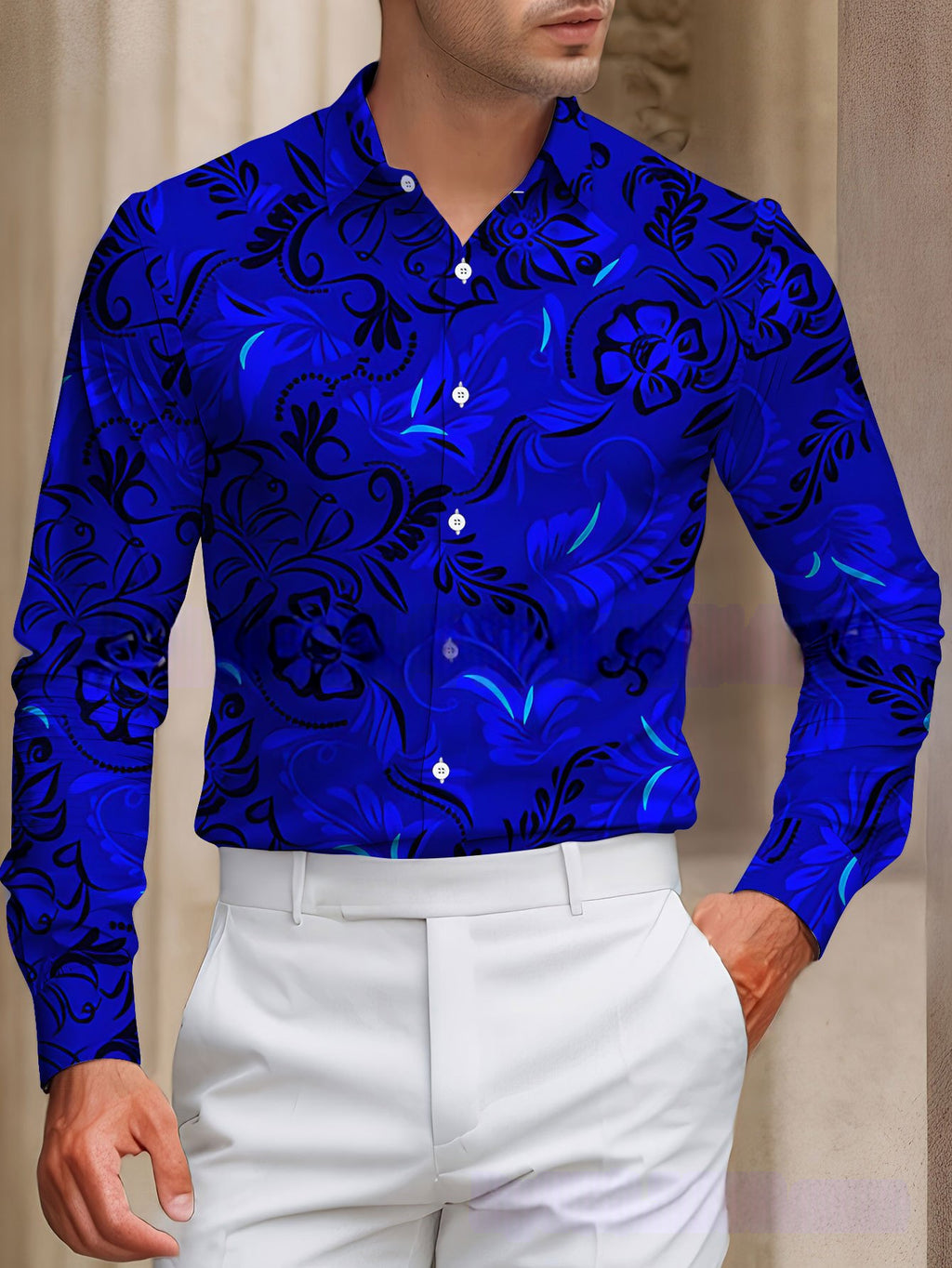 Festliches Party-Elegantes Kragenhemd – Bild 6 | LuxeStyle