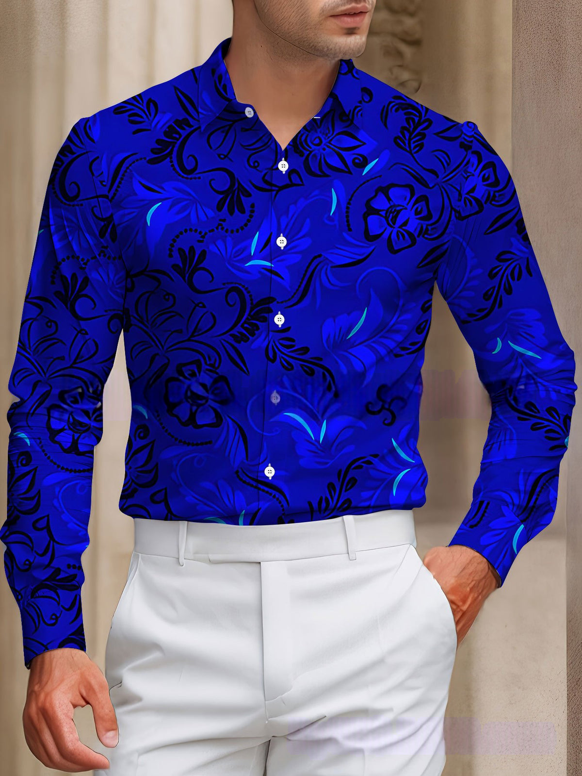 Festliches Party-Elegantes Kragenhemd – Bild 6 | LuxeStyle
