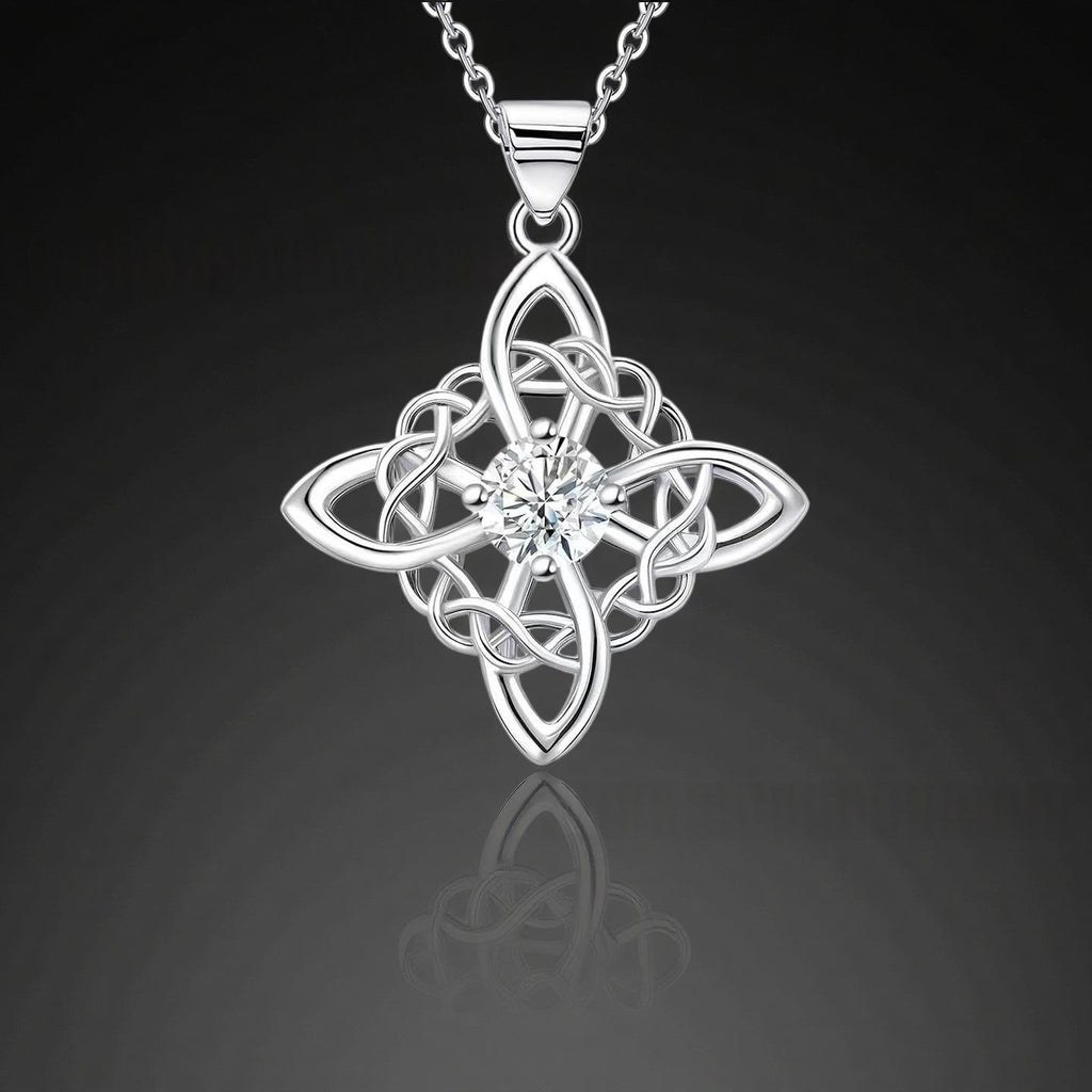 Keltischer Knoten Anhänger aus 925 Sterling Silber