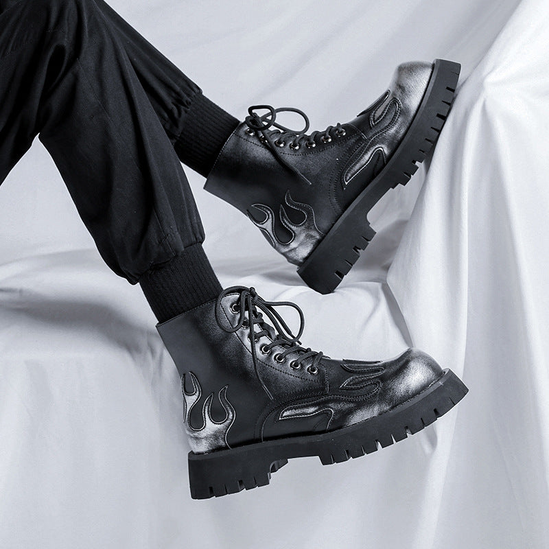 Worker-Boots mit Schnürung und leichter Erhöhung – Bild 2 | LuxeStyle