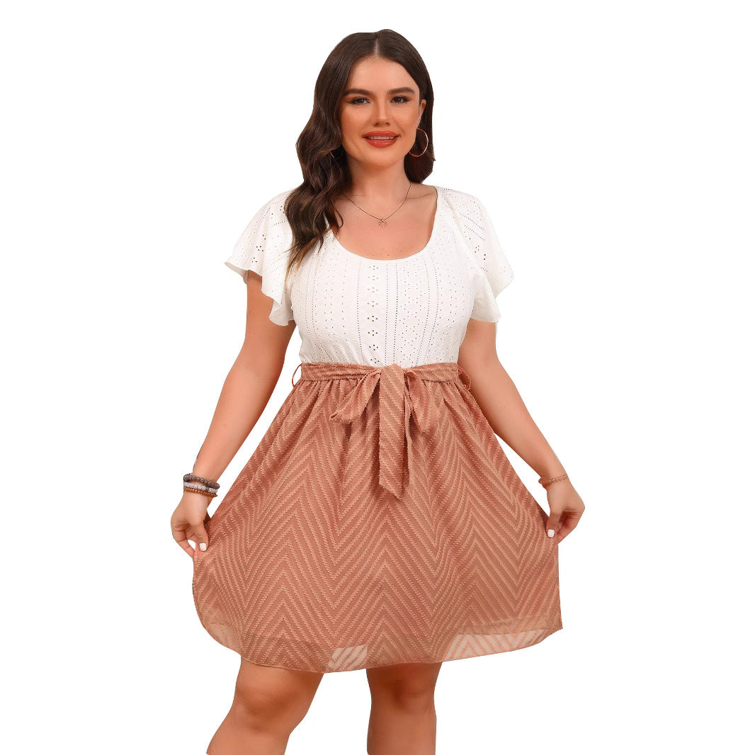 Elegantes Midi-Kleid mit Mesh & Spitze – Bild 4 | LuxeStyle