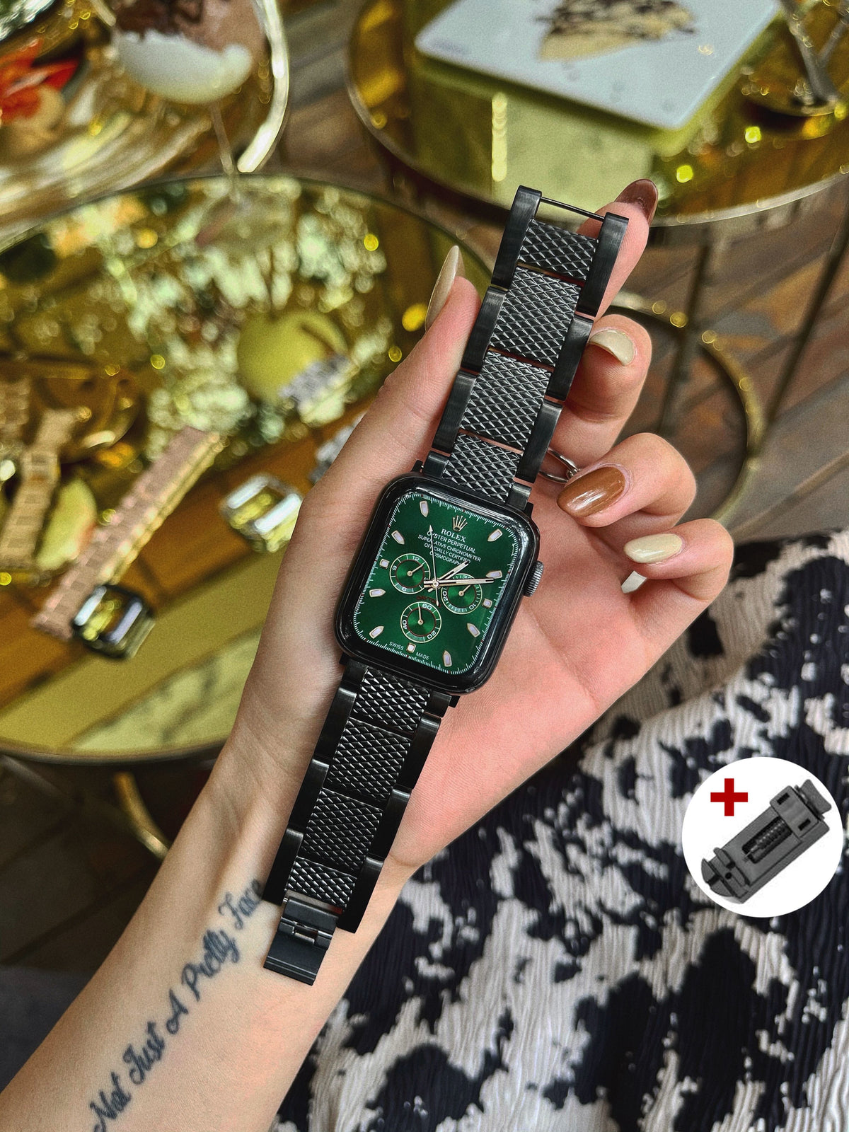Edelstahl-Uhrarmband für Apple Watch | LuxeStyle