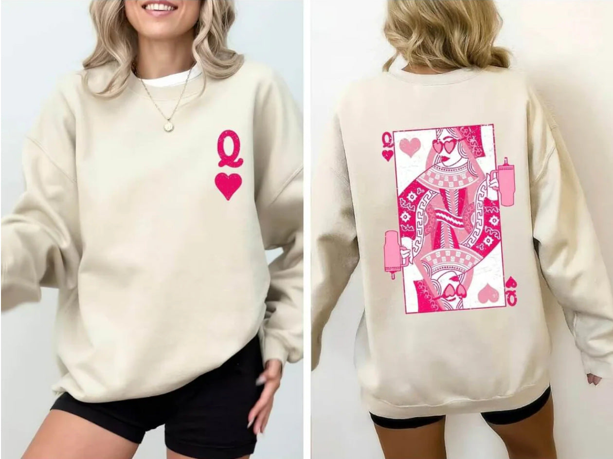 Streetwear Hoodie mit Herz-Print