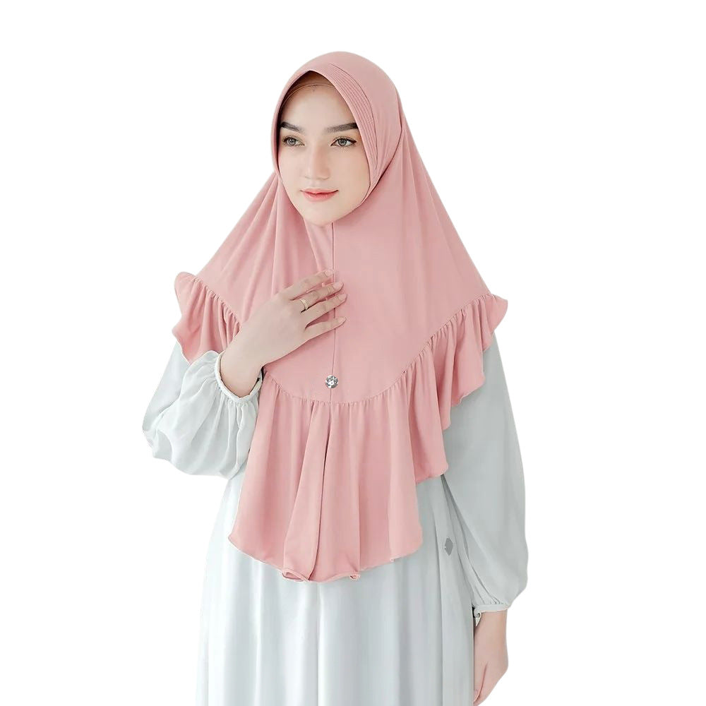 Geraffter Pullover-Schal für Damen