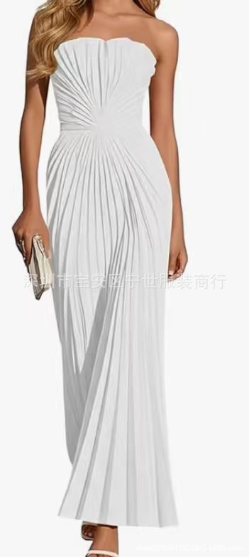Strapless Rüschenkleid | LuxeStyle