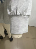 Off-Shoulder Pullover Sweatshirt mit 3D-Effekt