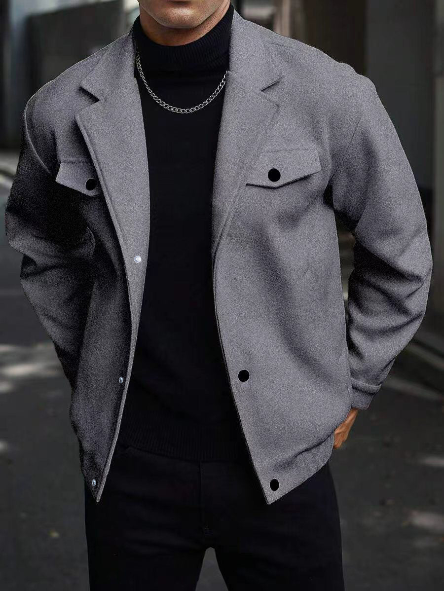 Herren Freizeitjacke mit Kapuze