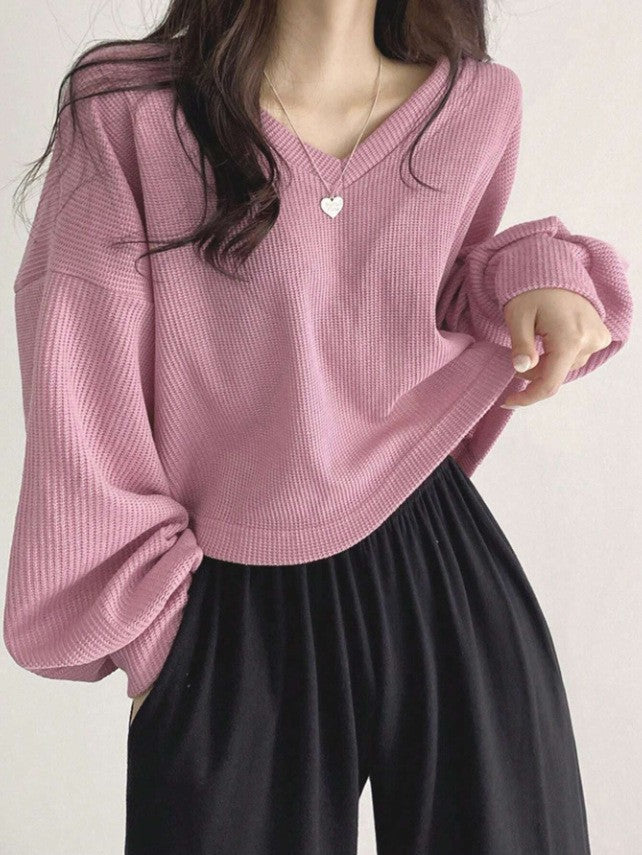 Einheitliches Pullover-Top