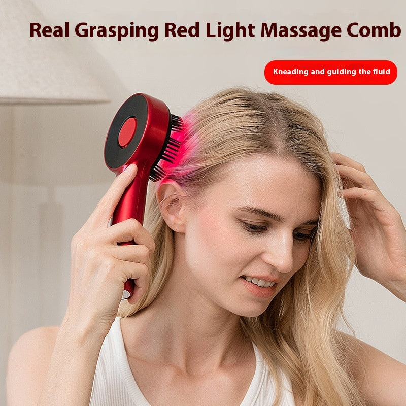 Elektrischer Kopfhaut-Massagekamm mit Rotlicht – Bild 4 | LuxeStyle