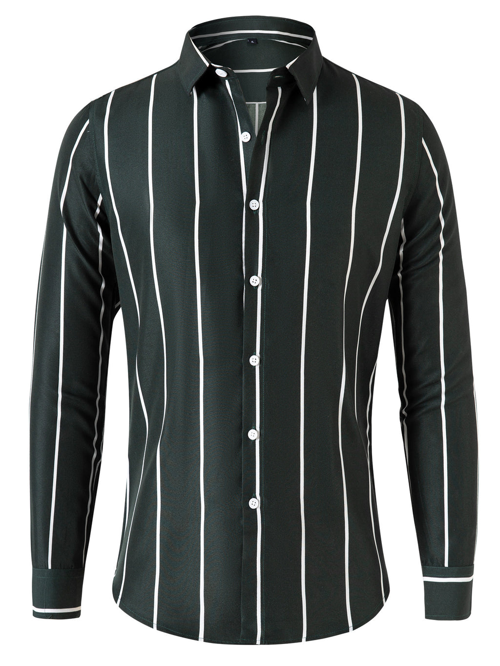 Slim-Fit Langarmhemd für Herren mit Streifen – Bild 2 | LuxeStyle