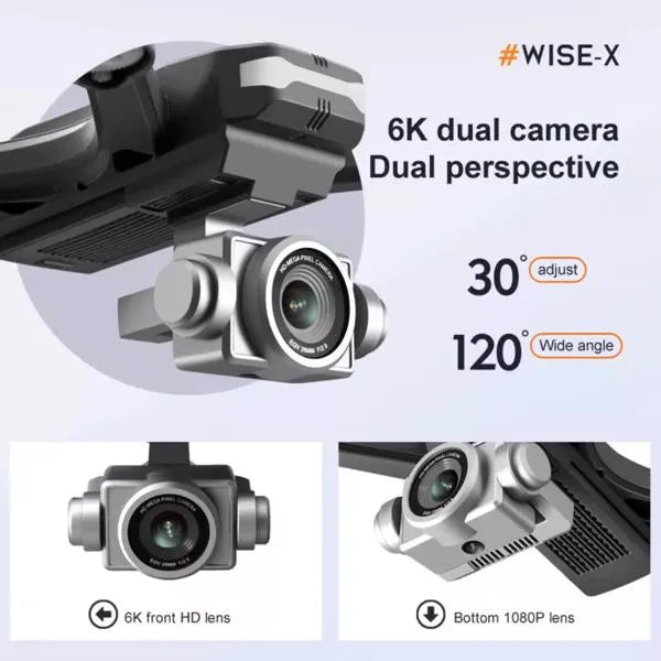 Professioneller 6K-Drohne mit Dual-Kamera