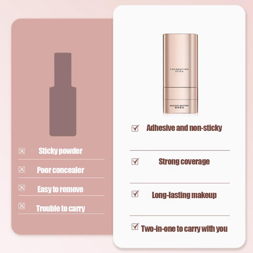 Multifunktionaler Stick Foundation mit Pinsel – Bild 5 | LuxeStyle