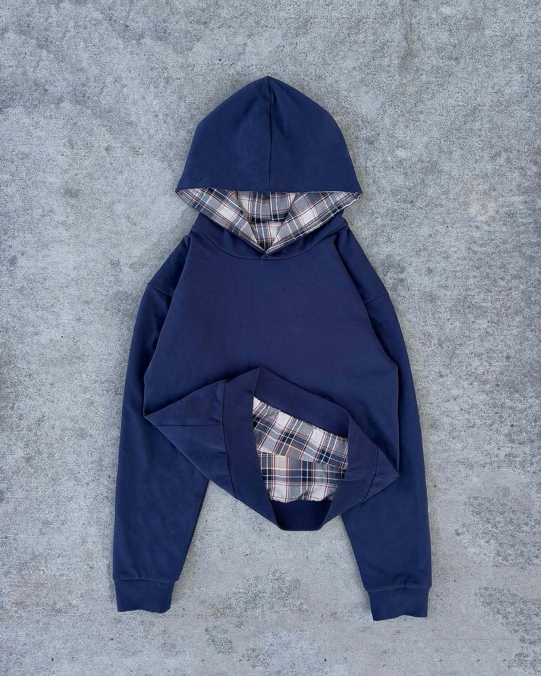 Hip Hop Retro Plaid Freizeit-Pullover