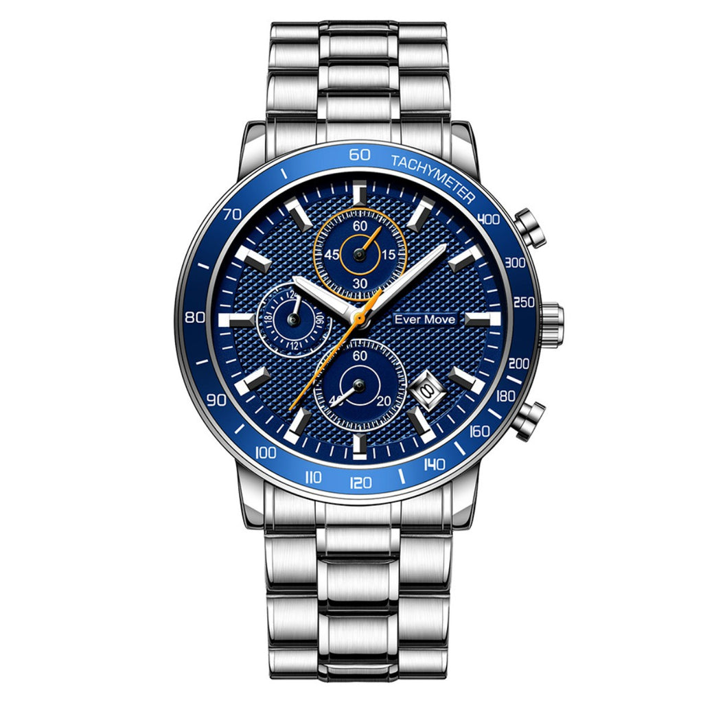 Wasserdichte Leucht-Armbanduhr aus Stahl