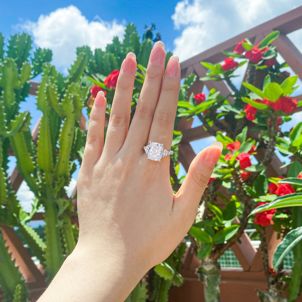 Geometrischer Zirkonia-Ring für Frauen – Bild 3 | LuxeStyle