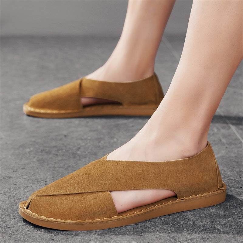 Leder-Sandalen für Herren