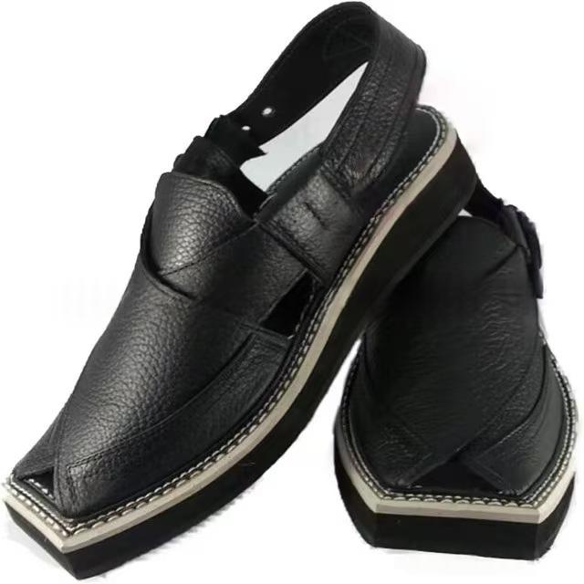 Herren Sandalen aus geflochtenem Leder