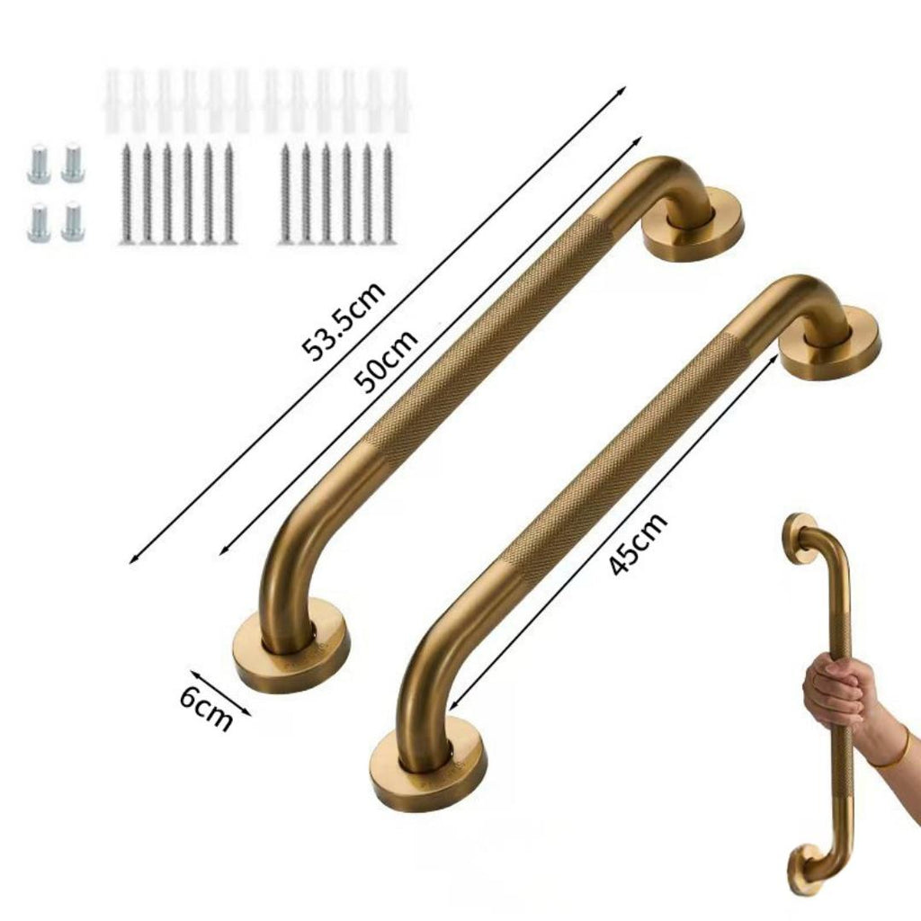 Edelstahl-Haltegriff, rutschfest, 50 cm