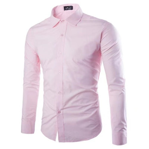 Bügelfreies Langarm-Polohemd für Herren – Bild 7 | LuxeStyle