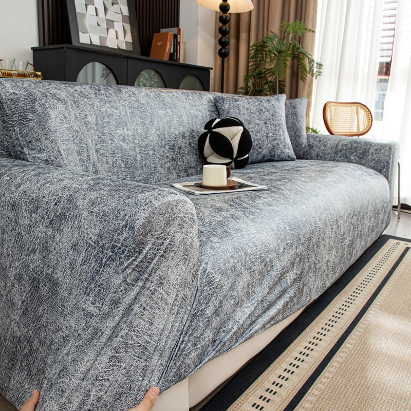 Sofa-Überzug aus Kunstleder, hochelastisch