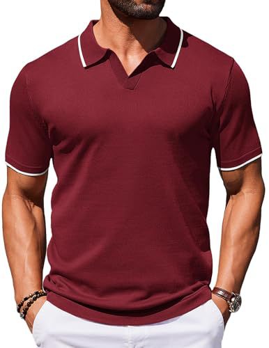 Herren Retro-Print Kurzarm-Shirt