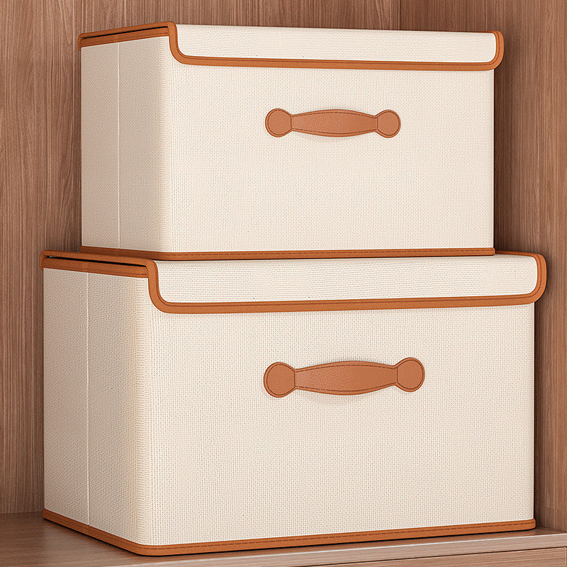 Beige Aufbewahrungsbox 50x40x30 cm – Bild 2 | LuxeStyle