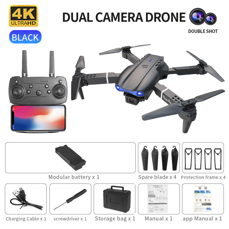 Quadrocopter mit Dual-Kamera und langer Akkulaufzeit