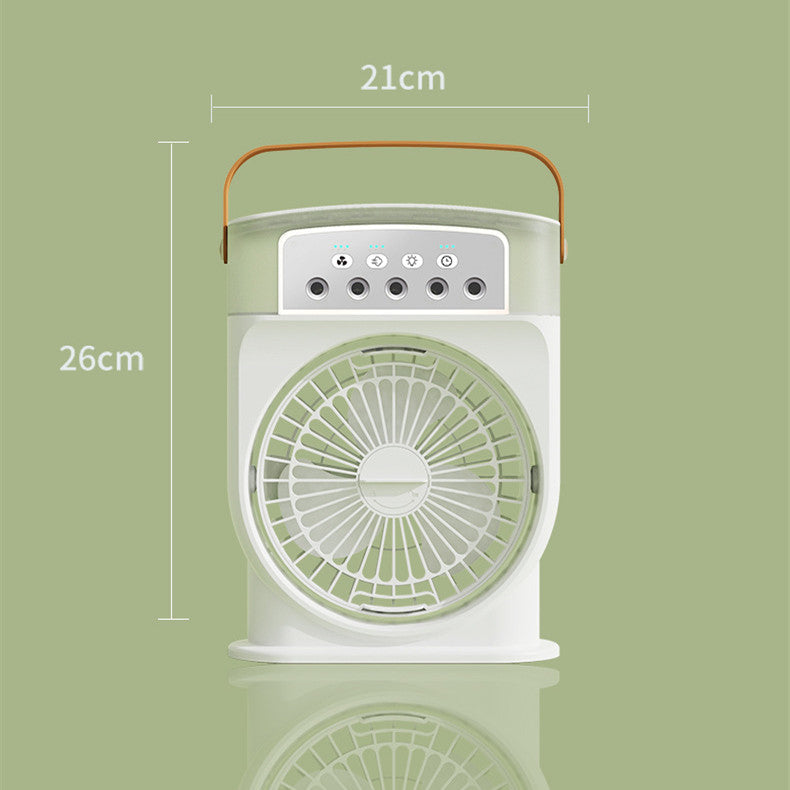 USB Klimaanlagen-Ventilator mit Sprühnebel & LED