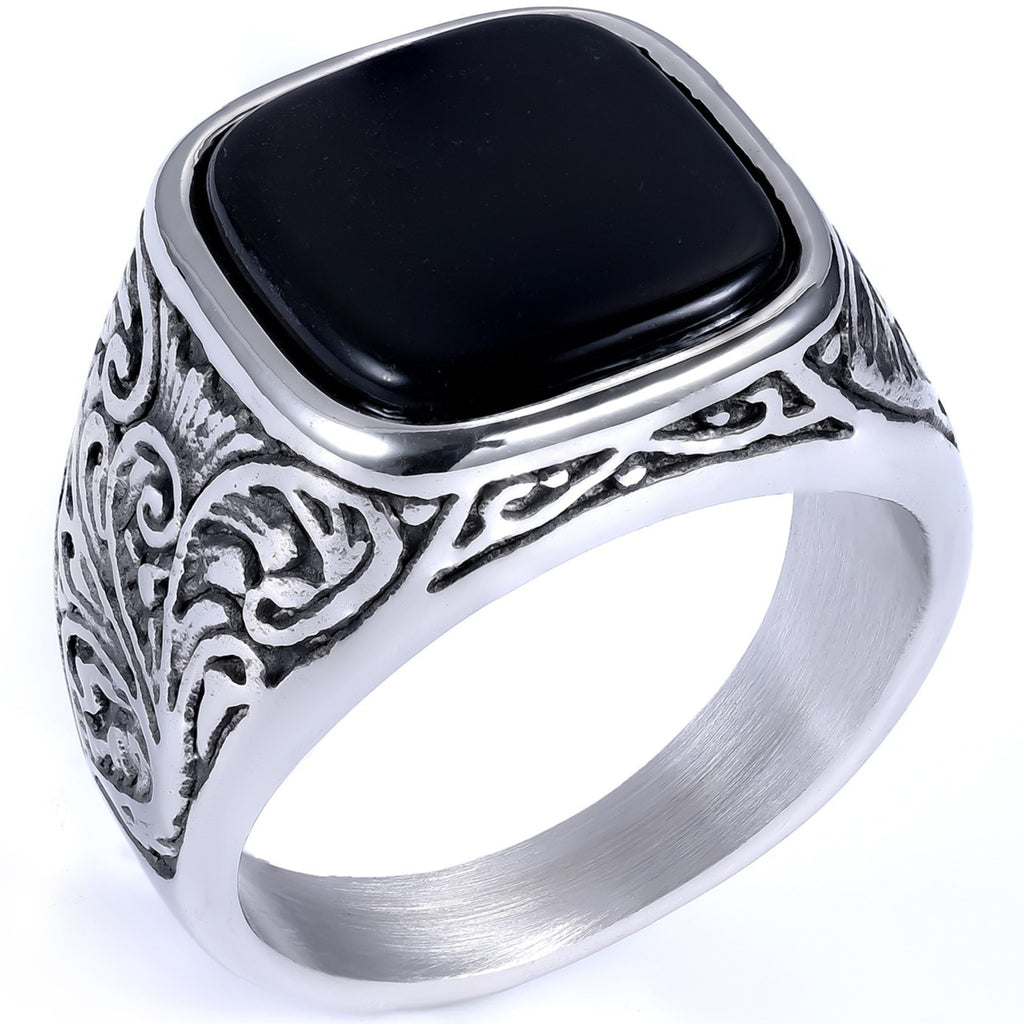 Türkis-Ring im schlichten Design