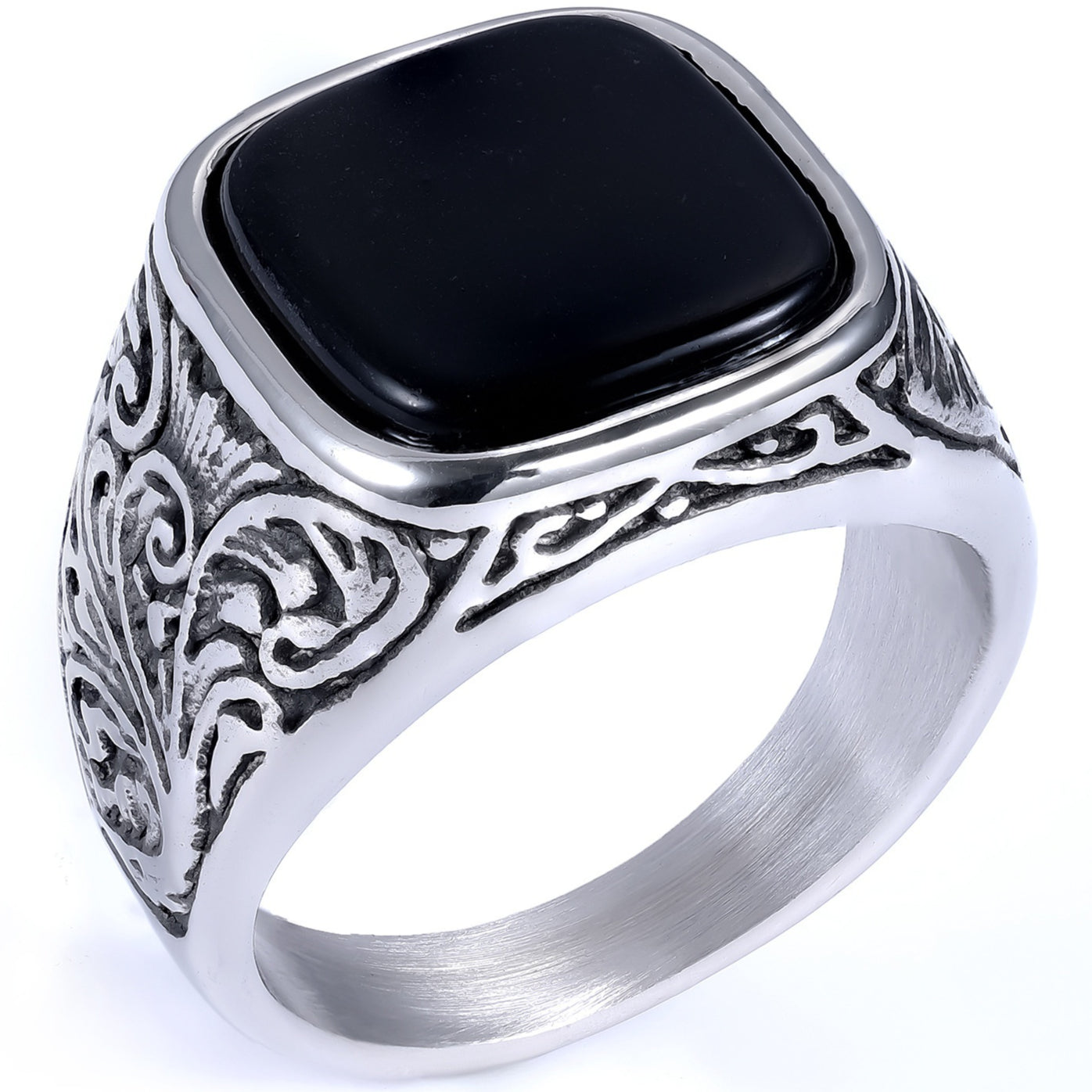 Türkis-Ring im schlichten Design