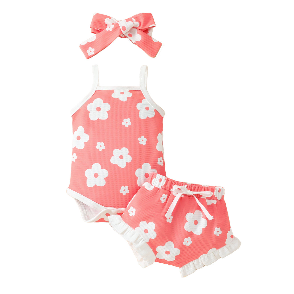 Baby Blumen Trägertop & Shorts Set – Bild 6 | LuxeStyle