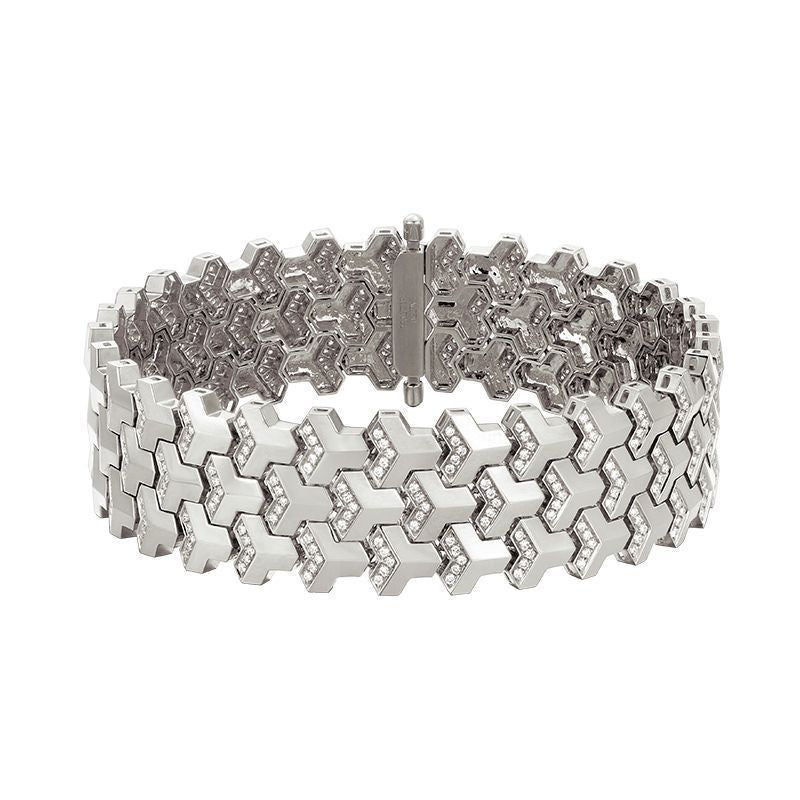 Armband mit Bergmuster aus Sterlingsilber – Bild 2 | LuxeStyle