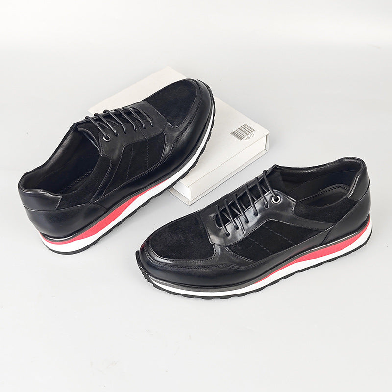 Britische Casual Lederschuhe im Retro-Stil