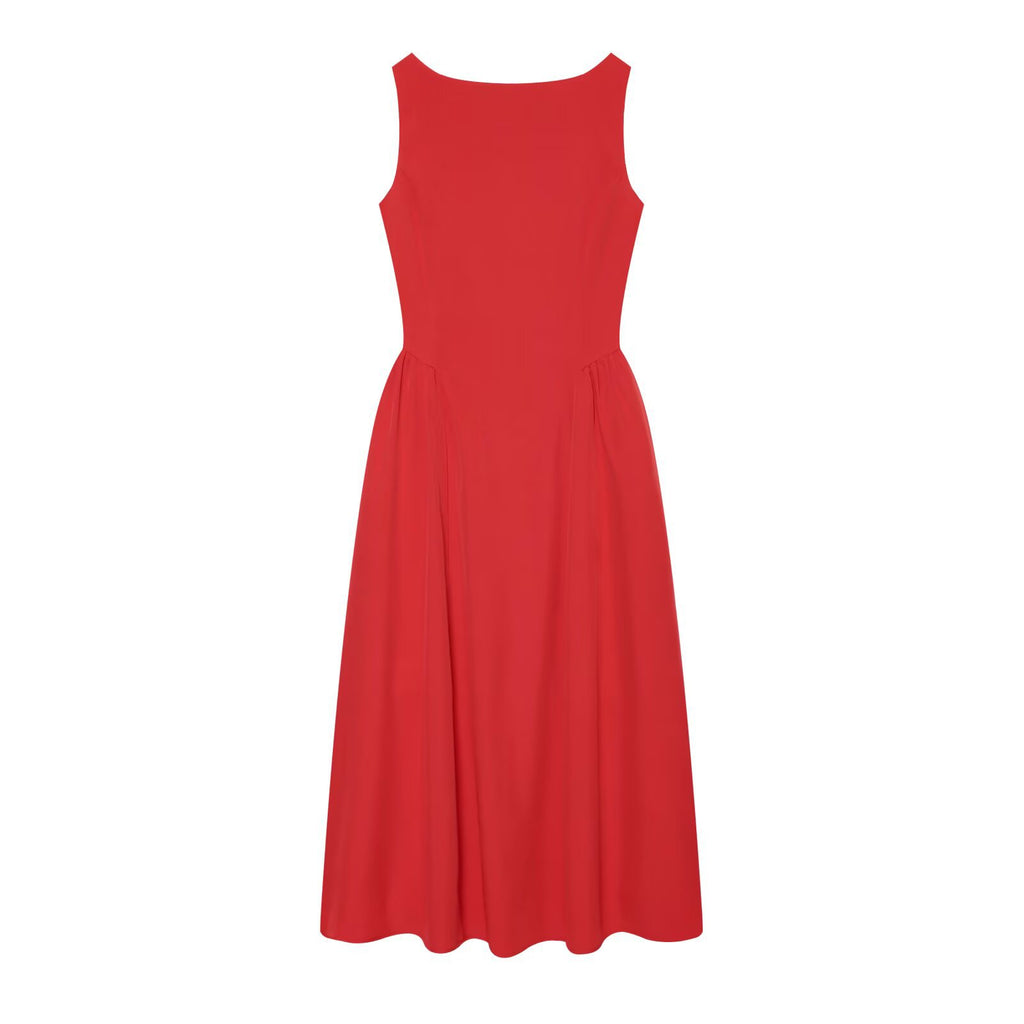 Ärmelloses A-Linien Maxikleid für Damen