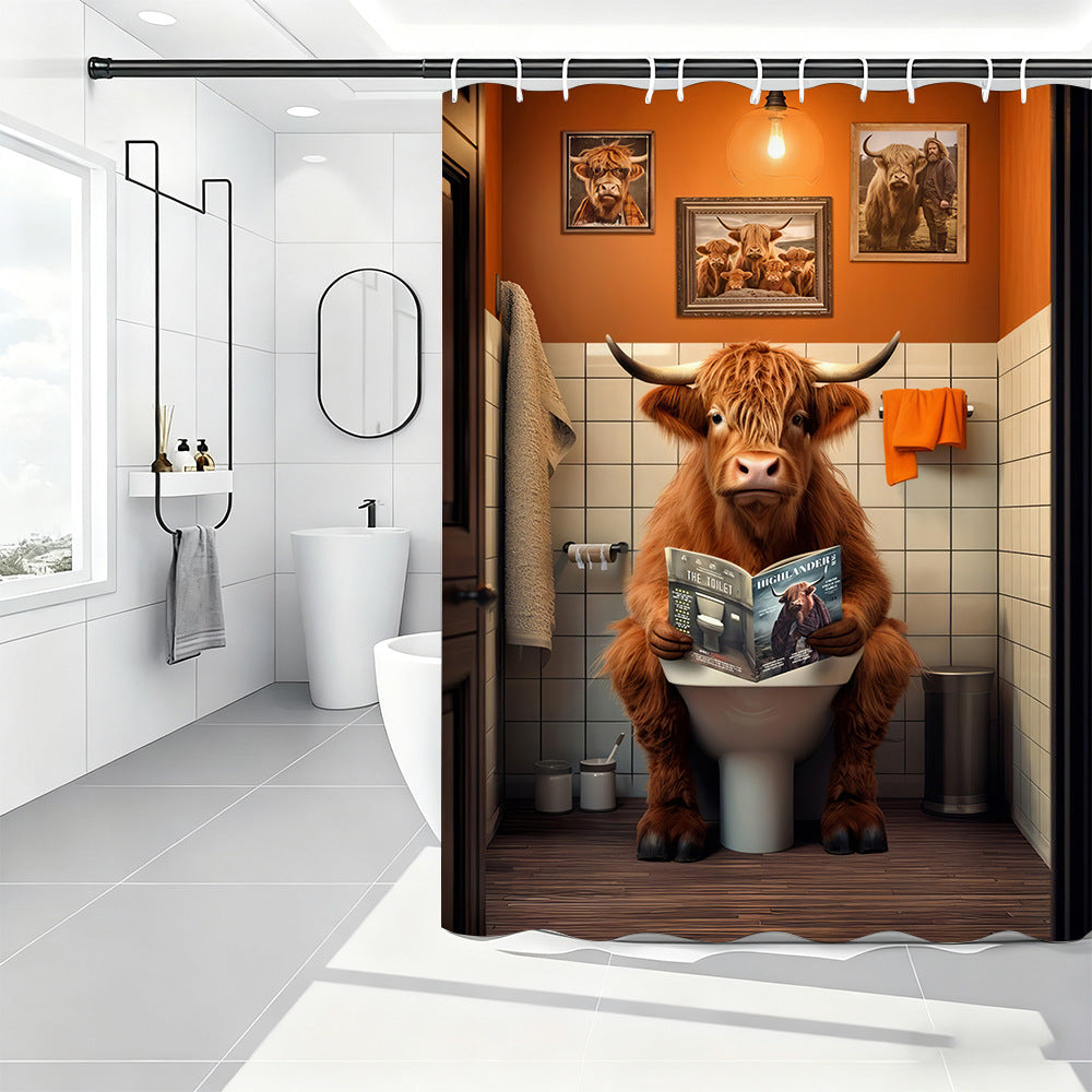 Badezimmer Vorhang