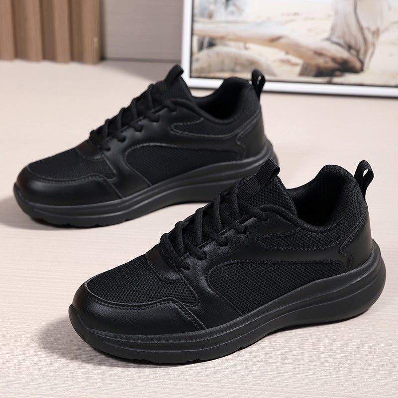 Unisex-Sneaker All Black mit Mesh-Design