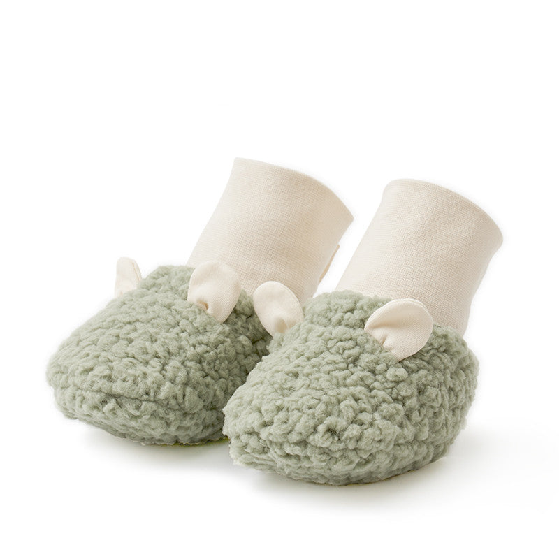 Warme Fleece-Füsslinge für Babys